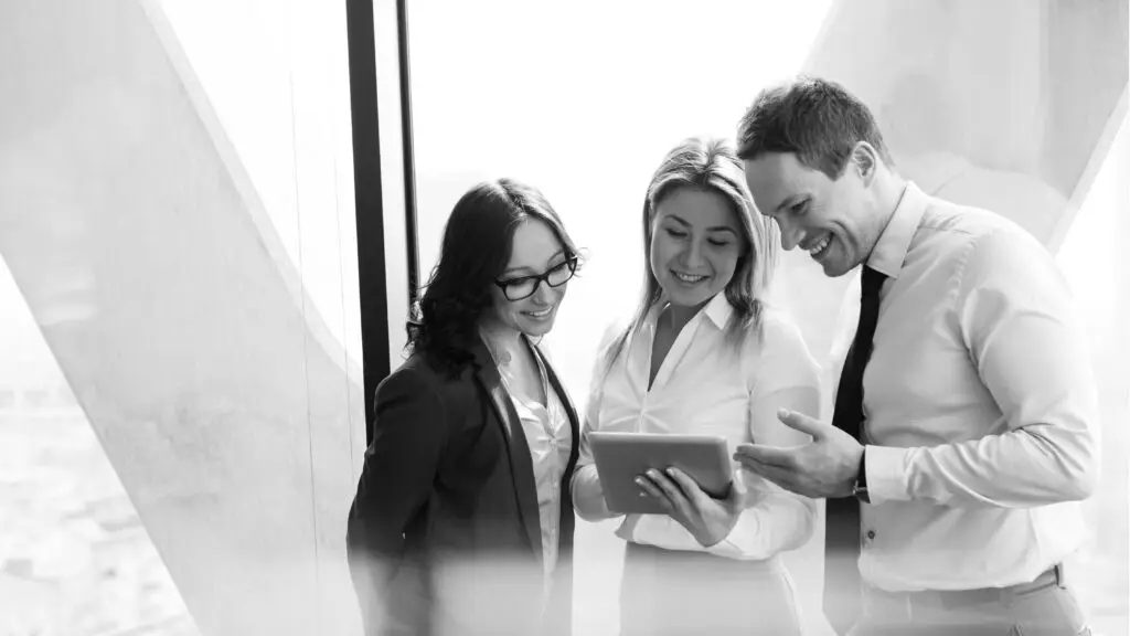 businesspeople in office with woman using digital 2022 12 16 22 04 02 utc