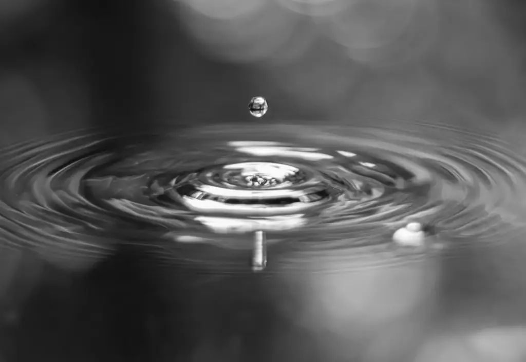 adverse media screening alert fatigue represented by ingle clear water droplet